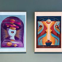 Retrofuturistic Illustration with Procreate. Projekt z dziedziny Ilustracja c, frowa, R, sunek c i frow użytkownika Pearse O'Halloran - 28.10.2023