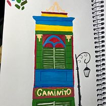 Meu projeto do curso: Técnicas de guache para ilustração. Traditional illustration, Sketching, Creativit, Drawing, Watercolor Painting, Sketchbook, and Gouache Painting project by mariverasco - 10.28.2023