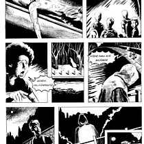 Mi proyecto del curso: Entintado de una página de historieta. Traditional illustration, Fine Arts, Painting, Comic & Ink Illustration project by Sebastián Martínez - 10.25.2023