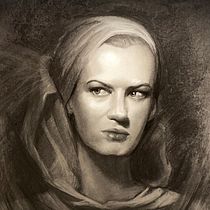 Mon projet du cours : Portrait réaliste au fusain Ein Projekt aus dem Bereich Traditionelle Illustration, Bildende Künste, Zeichnung, Porträtzeichnung und Realistische Zeichnung von Cathy Duculty - 29.10.2023