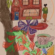 My project for course: Visual Language with Analogue & Digital Illustration Techniques. Painting, Collage, Sketching, Drawing, and Digital Illustration project by martinefelton916 - 10.30.2023