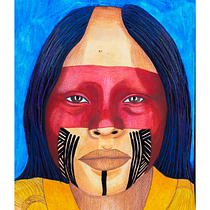 Meu projeto do curso: Retrato ilustrado em aquarela. Un projet de Illustration traditionnelle, Beaux Arts, Peinture, Dessin, Aquarelle, Dessin de portrait , et Dessin artistique de Carolina Sobreiro - 30.10.2023