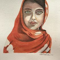 Il mio progetto del corso: Ritratto ad acquerello a partire da una fotografia. Traditional illustration, Watercolor Painting, and Portrait Drawing project by Beatrice Lodi - 11.30.2023