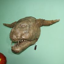 Scultura di cartone: Terror Dog of Ghostbusters.. Character Design, Arts, Crafts, Fine Arts, Sculpture, Film, Video, TV, Events, Film, and Fine-Art Photograph project by Enry - 10.30.2023
