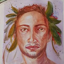 Mi proyecto del curso: Retratos en acuarela: captura la personalidad de tu modelo. Fine Arts, Painting, Watercolor Painting, and Portrait Drawing project by Viviana Coton - 10.28.2023