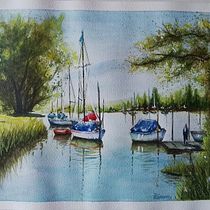 Il mio progetto del corso: Pittura di paesaggi marini ad acquerello. Projekt z dziedziny  Malarstwo, Malowanie akwarelą, Ilustracja naturalist i czna użytkownika Francesca Cosenza - 31.10.2023