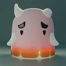 My project for course: Kawaii Character Creation in 3D with Blender. Een project van Traditionele illustratie, Ontwerp van personages, Digitale illustratie,  3D-modellering y Manga van Xander Iommi - 29.10.2023