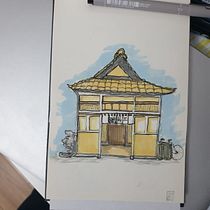 Il mio progetto del corso: Disegno architettonico espressivo con pennarelli colorati. Sketching, Drawing, Architectural Illustration, Sketchbook & Ink Illustration project by Giulia Frattaglia - 10.31.2023
