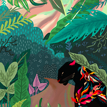 My project for course: Digital Illustration: Create a Colorful Nature Scene. Een project van Traditionele illustratie, Digitale illustratie y Naturalistische illustratie van Anayah Fatima - 01.11.2023
