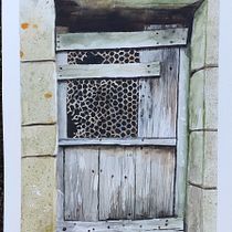Mon projet du cours : Masterclass de textures à l'aquarelle. Fine Arts, Painting, and Watercolor Painting project by Christine Mosaïque - 11.01.2023