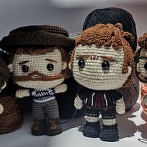 Mi proyecto del curso: Amigurumis: personas tejidas a crochet. Arts, Crafts, To, Design, Fiber Arts, Crochet, Amigurumi, and Textile Design project by potito45100 - 11.02.2023