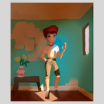 Mi proyecto del curso: Principios de iluminación para pintura digital. Projekt z dziedziny Trad, c, jna ilustracja, Ilustracja c, frowa, Malarstwo c i frowe użytkownika lolpoloj6 - 01.11.2023