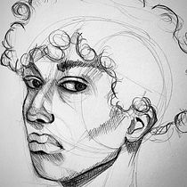 My project in the course Portrait Sketchbooking: Explore the Human Face. Sketching, Drawing, Portrait Drawing, Artistic Drawing, and Sketchbook project by Mirjam Stoffels - 11.02.2023