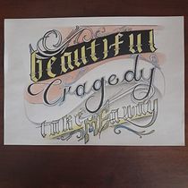 My project for course: Tattoo Lettering . % Dante Wimpie Mouton tarafından hazırlanan Kaligrafi, Harfler, Ve Dövme Tasarımı projesi - 11.02.2023
