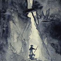 My project for course: Expressive Watercolor Painting: Create Compelling Illustrations. Projekt z dziedziny  Sztuki piękne,  Malarstwo i Malowanie akwarelą użytkownika Vijay Pratap - 02.11.2023