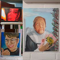 Mi proyecto del curso: Retrato con pintura al óleo: explora la luz y las sombras. Fine Arts, Painting, and Oil Painting project by Juanito Alarcon - 10.30.2023
