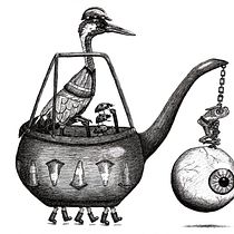My project for course: Surrealistic Fineliner Illustration. Ilustração tradicional, Desenho a lápis, Desenho, Desenho realista, Desenho artístico e Ilustração com tinta projeto de Catherine Elliott - 03.11.2023