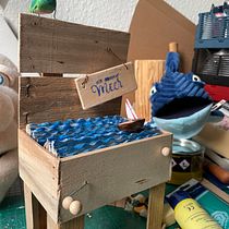 Mein Abschlussprojekt für den Kurs: Holzautomaten: Erwecke Skulpturen zum Leben . Character Design, Sculpture, To, Design, Art To, s, and Woodworking project by w_i_b - 11.04.2023