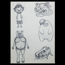 Mi proyecto del curso: Introducción al diseño de personajes para animación y videojuegos. Un projet de Illustration traditionnelle, Animation, Conception de personnages, Jeux vidéo , et Conception de jeux vidéo de Motas - 04.11.2023