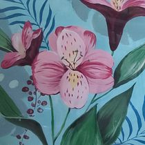 Thank you! This was so fun and inspiring. . Traditional illustration, Fine Arts, Painting, Acr, lic Painting, and Botanical Illustration project by rajaashakir - 11.05.2023