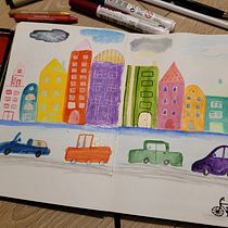 Mój projekt z kursu: Techniki ilustracji przełamujące blokady twórcze. Projekt z dziedziny Design, Trad, c, jna ilustracja,  Sztuki piękne,  Malarstwo, Kreat, wność, Kreat, wne zabaw, z dziećmi i Sketchbook użytkownika agicreate - 05.11.2023