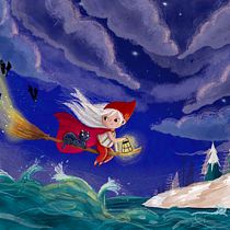 My project for course: Children’s Illustration with Procreate: Paint Magical Scenes. Ilustração digital, Ilustração infantil, Pintura digital, e Álbum ilustrado projeto de vyhaminhngoc2012 - 05.11.2023