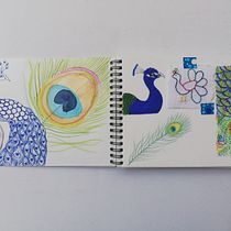 My project for course: Illustration Techniques to Unlock your Creativity. Projekt z dziedziny Design, Trad, c, jna ilustracja,  Sztuki piękne,  Malarstwo, Kreat, wność, Kreat, wne zabaw, z dziećmi i Sketchbook użytkownika Lina Itani Boudisseau - 06.11.2023