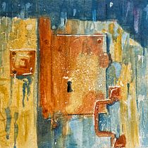 Mi proyecto del curso: Masterclass  de texturas en acuarela. Fine Arts, Painting, and Watercolor Painting project by vickmazer - 11.06.2023