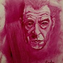 Mi proyecto del curso: Retrato monocromático expresivo al óleo. Fine Arts, Painting, Portrait Drawing, and Oil Painting project by Carlos Hincapie - 11.06.2023