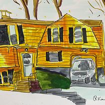 My project for course: Expressive Architectural Sketching with Colored Markers. Sketching, Drawing, Architectural Illustration, Sketchbook & Ink Illustration project by Rose Konecky - 11.06.2023
