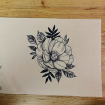 Mein Abschlussprojekt für den Kurs: Tattoo für Anfänger. Tattoo Design project by n_sabine - 11.07.2023