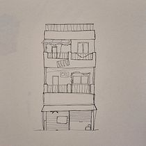 My project for course: Expressive Architectural Sketching with Colored Markers. Sketching, Drawing, Architectural Illustration, Sketchbook & Ink Illustration project by Simona Campidano - 11.07.2023