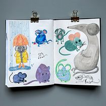 My project for course: Illustration Techniques to Unlock your Creativity. Projekt z dziedziny Design, Trad, c, jna ilustracja,  Sztuki piękne,  Malarstwo, Kreat, wność, Kreat, wne zabaw, z dziećmi i Sketchbook użytkownika jessie_salomonsson - 07.11.2023