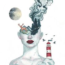 Mon projet du cours :  Techniques d'aquarelle pour des illustrations féériques. Traditional illustration, Drawing, Watercolor Painting, and Editorial Illustration project by Heyheylene - 11.07.2023