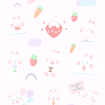 Meu projeto do curso: Ilustração kawaii: crie personagens adoráveis Ein Projekt aus dem Bereich Traditionelle Illustration, Design von Figuren und Manga von Lyseé Affonso - 07.11.2023
