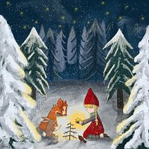 My project for course: Children’s Illustration with Procreate: Paint Magical Scenes. Ilustração digital, Ilustração infantil, Pintura digital, e Álbum ilustrado projeto de claireannpotts - 04.11.2023