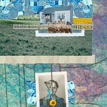 Mon projet du cours :  Collage artistique avec des techniques mixtes. Collage, Digital Illustration, and Editorial Illustration project by Valerie Felder - 11.07.2023