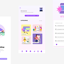 Meu projeto do curso: Web design com Figma: criação de interfaces eficazes. Projekt z dziedziny UX / UI, Web design, Projektowanie aplikacji mobiln, ch, Projektowanie c, frowe, Projektowanie aplikacji, Projektowanie produktu c i frowego użytkownika Karoline Serafim - 07.11.2023