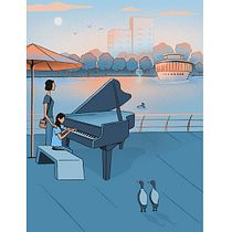 My project for course: Urban Illustration with Procreate Ein Projekt aus dem Bereich Traditionelle Illustration, Skizzenentwurf, Digitale Illustration, Digitale Malerei und Sketchbook von Oren Gvili - 26.09.2023