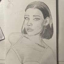 Il mio progetto del corso: Ritratto su blocco da disegno: esplora il volto umano. Sketching, Drawing, Portrait Drawing, Artistic Drawing, and Sketchbook project by Luigi La Bella - 11.08.2023