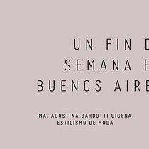 Proyecto de estilismo de moda. Una semana en Buenos aires. Design, e Design de moda projeto de Agus Bardotti - 09.11.2023