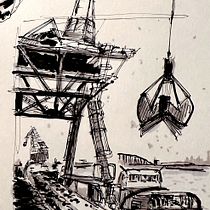 Mein Abschlussprojekt für den Kurs: Expressive Architekturskizzen mit Markern. Sketching, Drawing, Architectural Illustration, Sketchbook & Ink Illustration project by klauscharbonnier - 11.07.2023