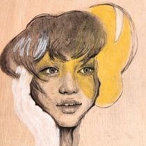 Mi proyecto del curso: Retrato con técnicas mixtas: captura emociones y expresiones Ein Projekt aus dem Bereich Bildende Künste, Bleistiftzeichnung, Zeichnung, Porträtzeichnung, Realistische Zeichnung und Artistische Zeichnung von artekinari - 09.11.2023