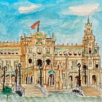 Mi proyecto del curso: Cuaderno de viaje en acuarela. Traditional illustration, Watercolor Painting, Architectural Illustration, and Sketchbook project by Marisa Muñoz - 11.09.2023