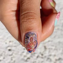 Mi proyecto del curso: Introducción al nail art. Design, Traditional illustration, Painting, Pattern Design, and Decorative Painting project by Zai Valentina - 11.10.2023