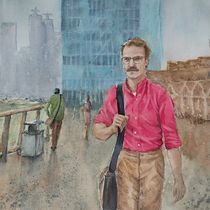 Mój projekt z kursu: Ilustracja akwarelowa: odtwórz swoje najbardziej kultowe sceny z filmów. Un progetto di Illustrazione tradizionale, Belle arti, Pittura e Pittura ad acquerello di Mariusz Wiszczuk - 10.11.2023