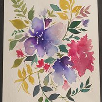 Il mio progetto del corso: Acquerelli floreali: entra in sintonia con la natura. Ilustração tradicional, Pintura, Pintura em aquarela e Ilustração botânica projeto de Angela Dipasquale - 10.11.2023
