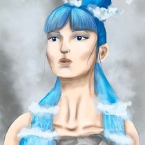 My project for course: Digital Fantasy Portraits with Photoshop. Traditional illustration, Drawing, Digital Illustration, Portrait Drawing, Digital Drawing, and Digital Painting project by Karola Kruk - 03.10.2023