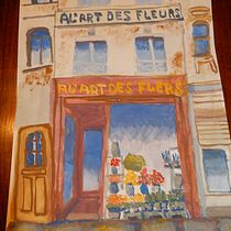 My project for course: Vibrant Urban Illustration with Gouache Paint. Painting, Sketching, Architectural Illustration, and Gouache Painting project by jiylwilder - 11.09.2023