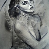 Mi proyecto del curso: Retrato artístico en acuarela. Fine Arts, Painting, Watercolor Painting, and Portrait Drawing project by Emiliano De Luca - 11.11.2023